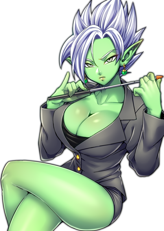 zamasu and fused zamasu (dragon ball and 1 more) drawn by teba_motoko