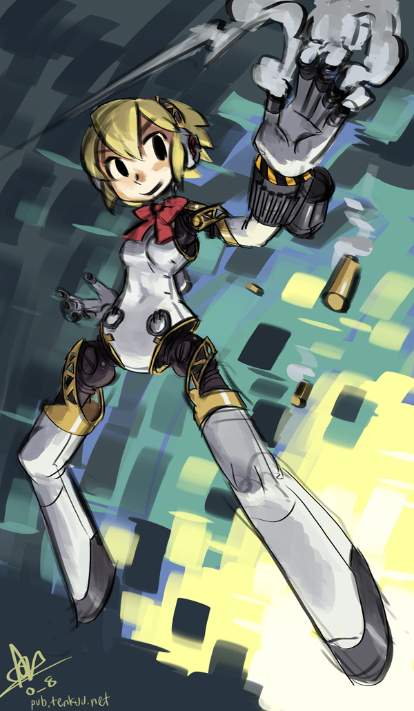 aigis (persona and 1 more) drawn by alex_ahad