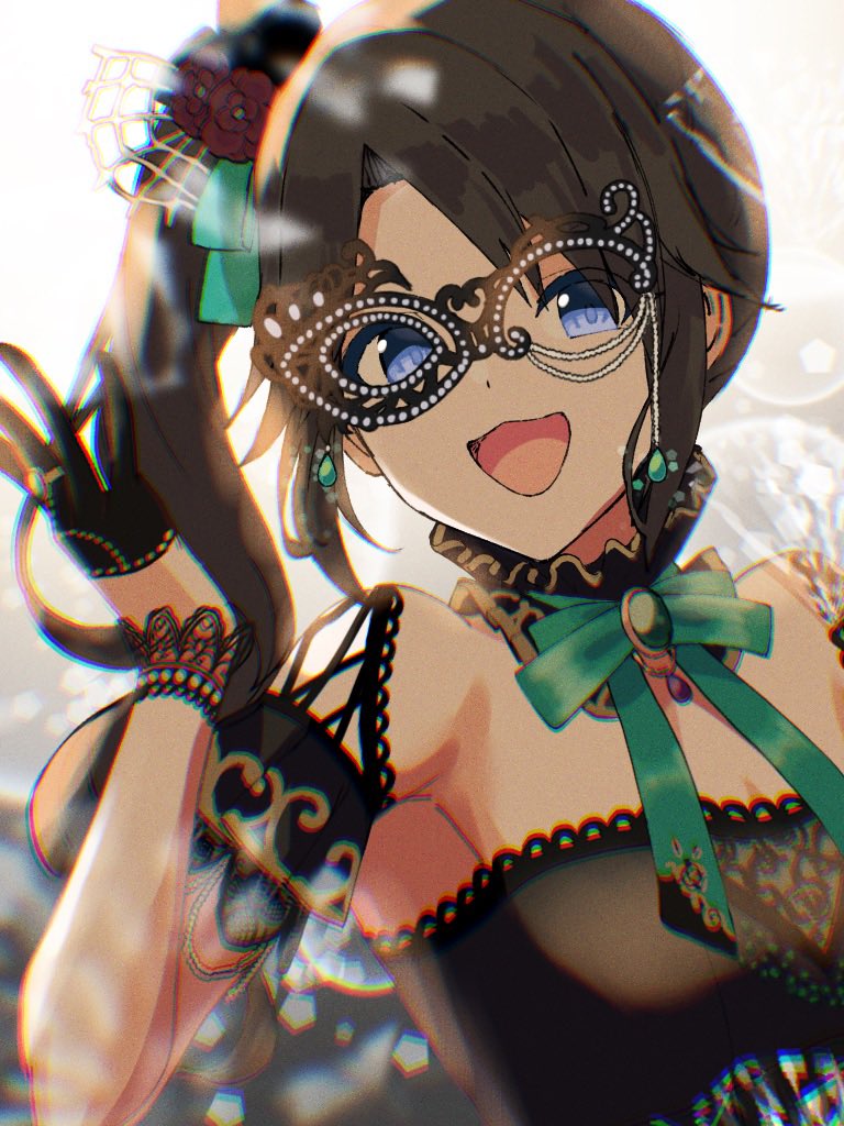 mitsumine yuika (idolmaster and 2 more) drawn by yokohamax