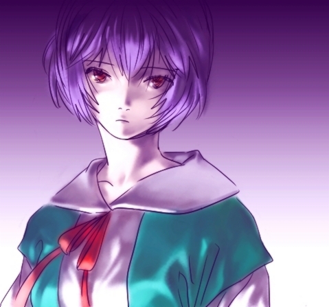 ayanami rei (neon genesis evangelion) drawn by underscore_(pixiv_269647)