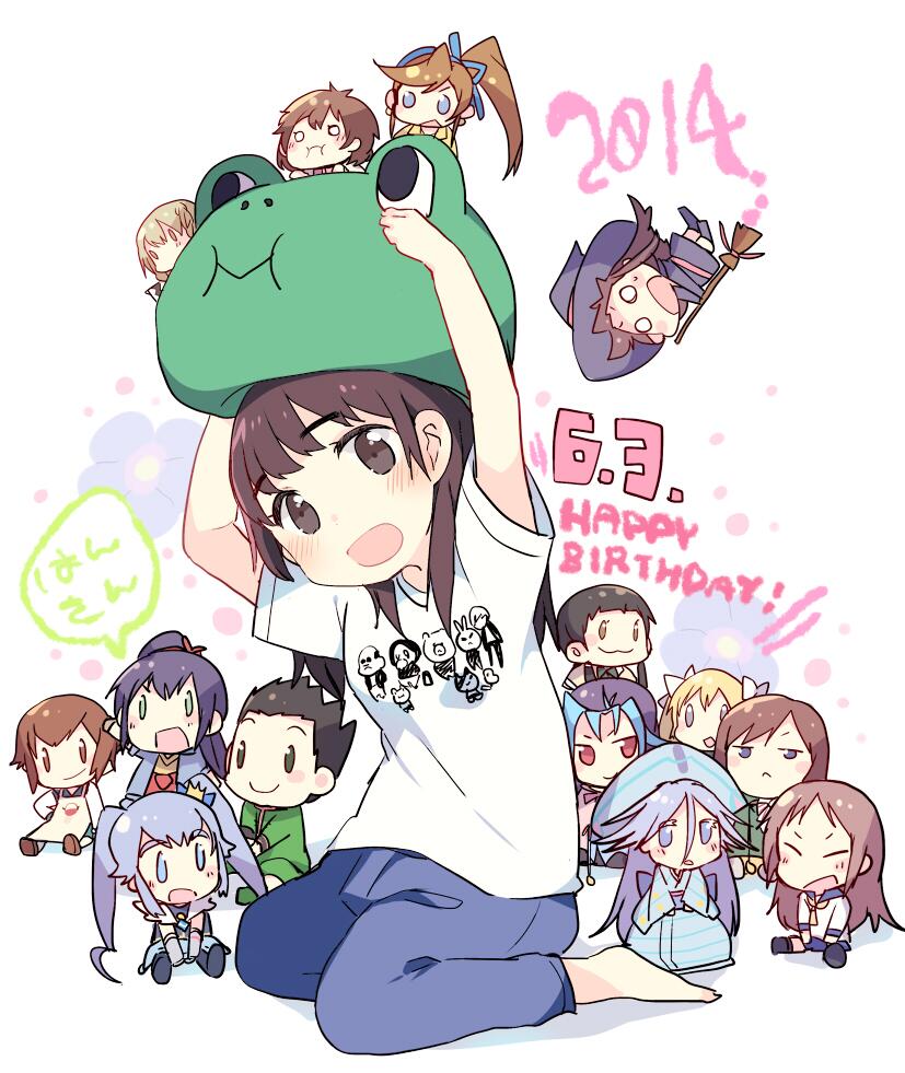 kagari atsuko, gon freecss, shirayuki hime, cure princess, athena cykes, and 7 more (precure and 12 more) drawn by taneda_yuuta