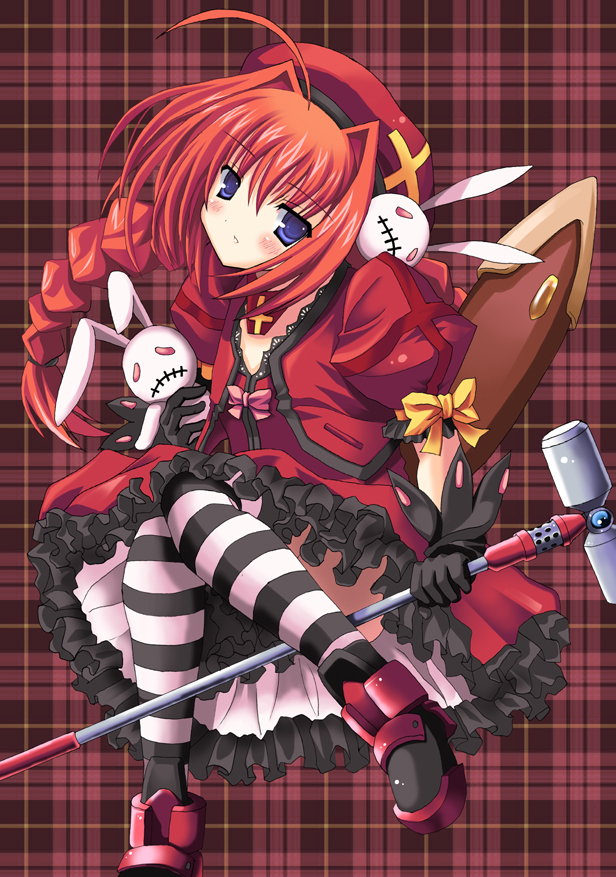 vita, graf eisen, and noroi usagi (lyrical nanoha and 2 more) drawn by karamiti