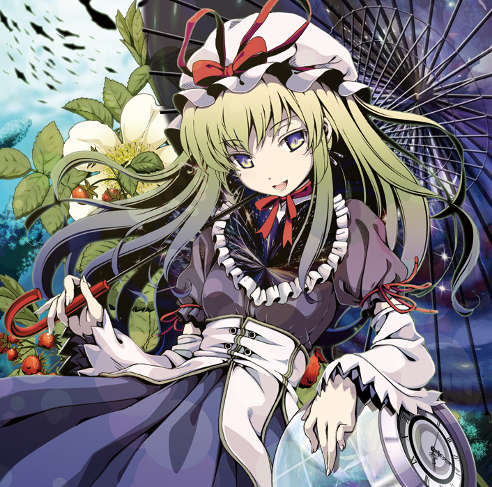 yakumo yukari (touhou and 2 more) drawn by aka_ringo