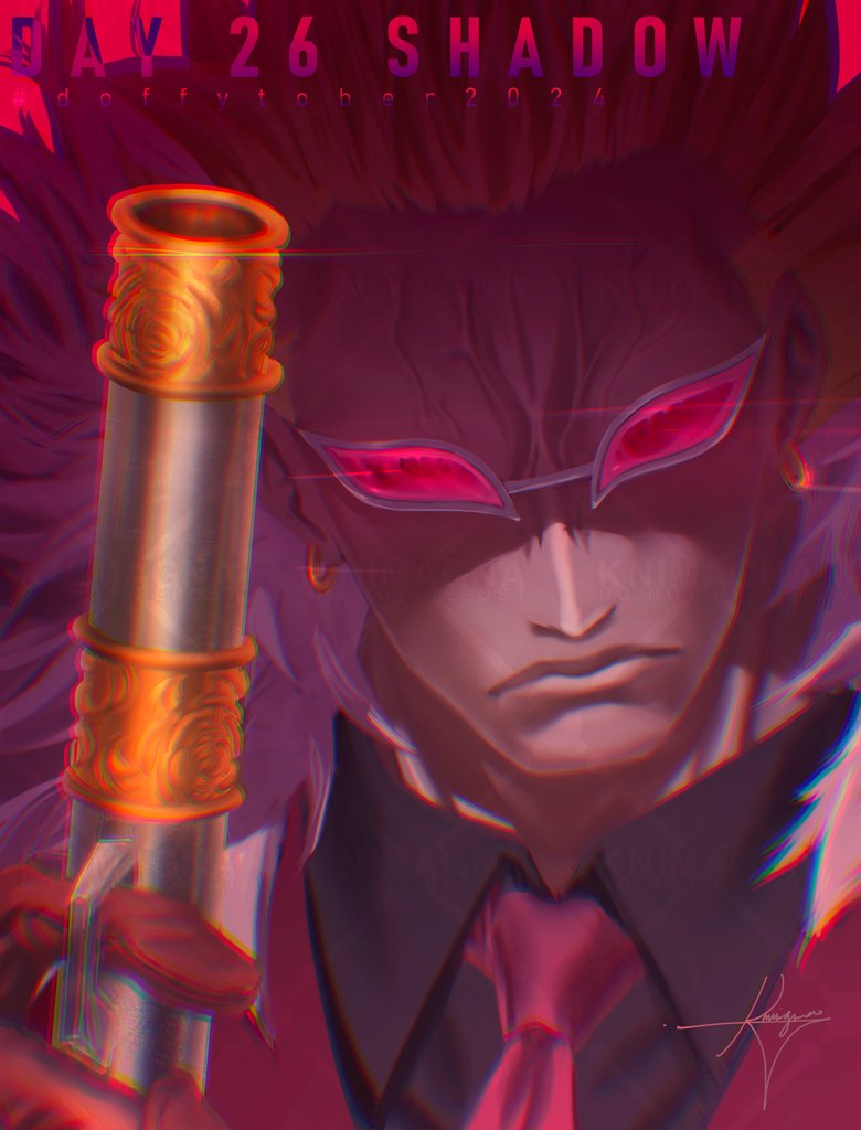 donquixote doflamingo (one piece) drawn by knimagna