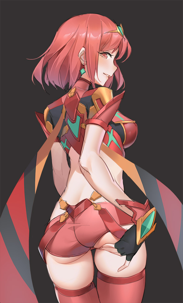 pyra (xenoblade chronicles and 1 more) drawn by yaxiya