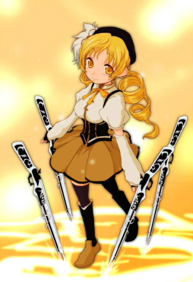 tomoe mami (mahou shoujo madoka magica) drawn by kyouyuu