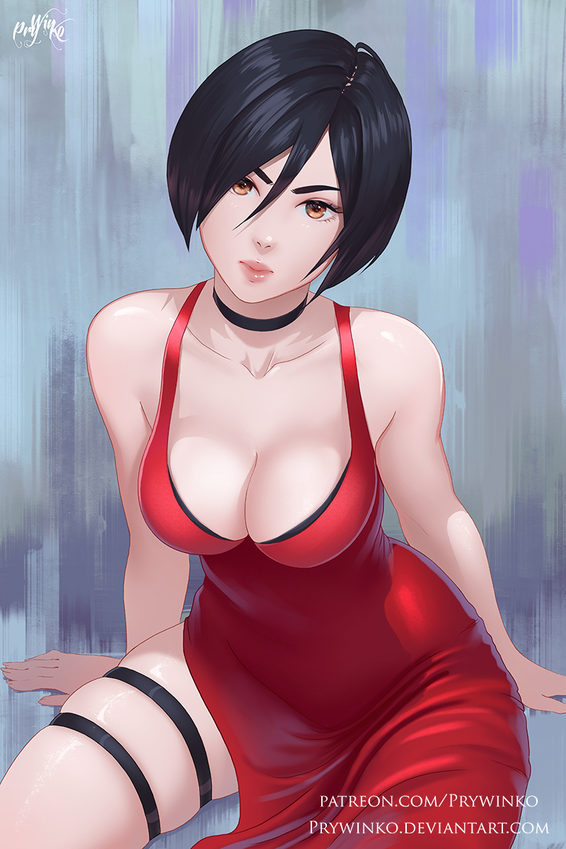 ada wong (resident evil and 1 more) drawn by prywinko