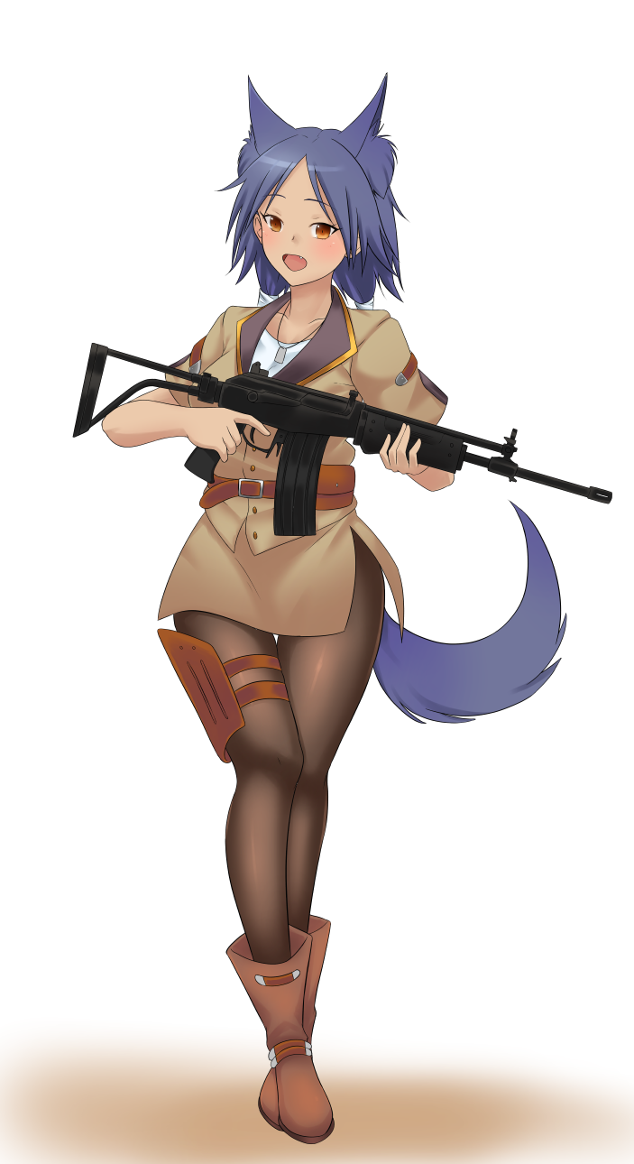 galil and galil ar (girls' frontline and 1 more) drawn by puffywaffles
