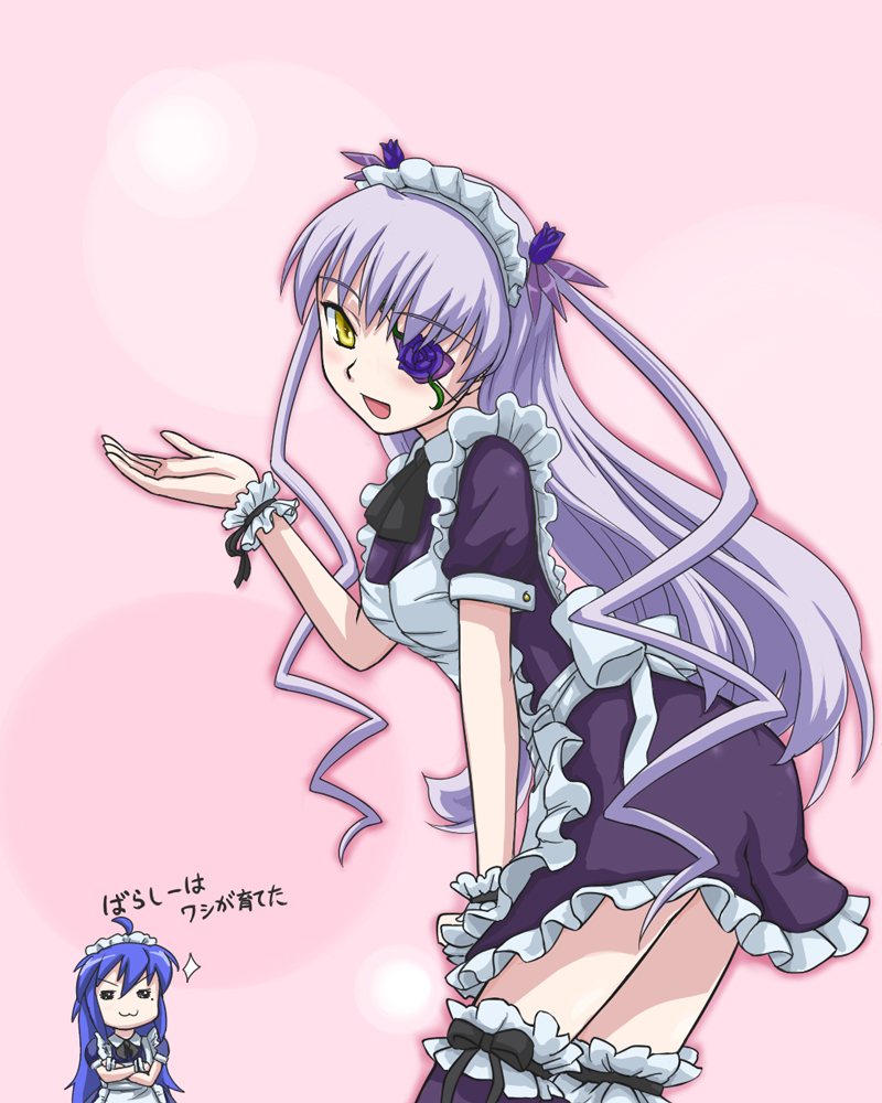 izumi konata and barasuishou (lucky star and 1 more) drawn by kurai_(cry)
