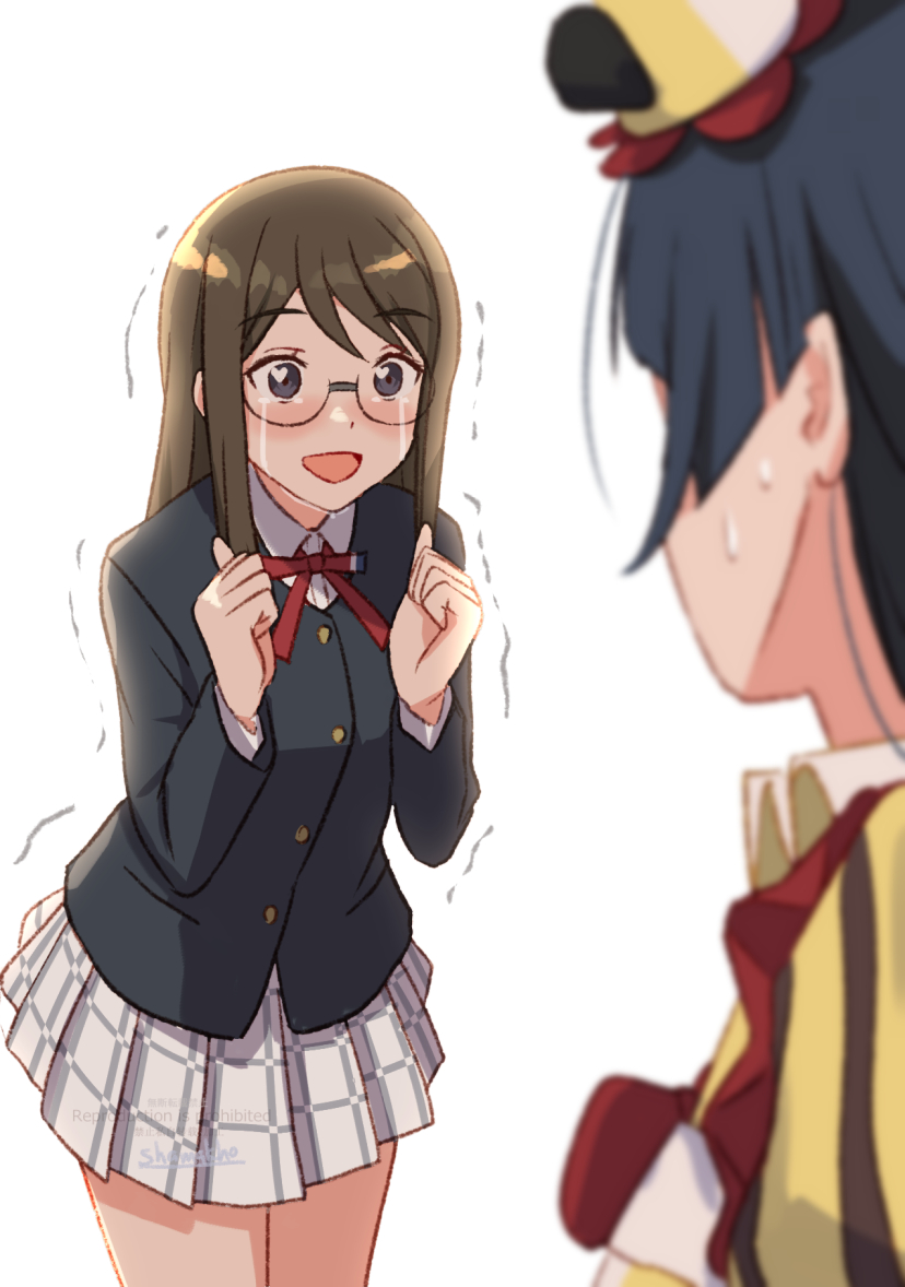 yuki setsuna and nijigasaki student council vice president (love live! and 1 more) drawn by shamakho