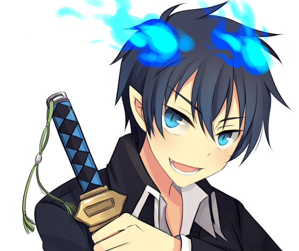 okumura rin (ao no exorcist) drawn by wusagi2
