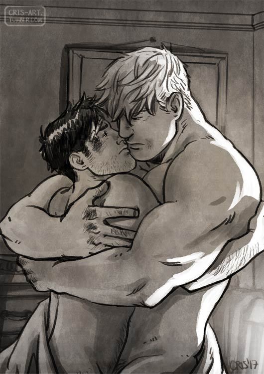wiccan and hulkling (marvel) drawn by cris_art