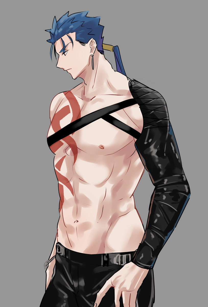 cu chulainn (fate and 1 more) drawn by ruuto_(ruto3)