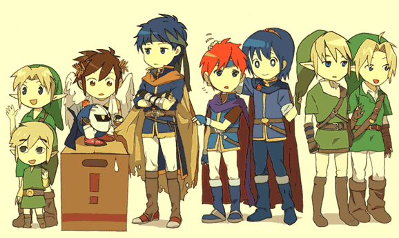 link, ike, pit, meta knight, marth, and 4 more (fire emblem and 7 more)