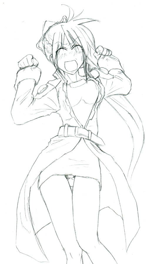 signum (lyrical nanoha and 2 more) drawn by shibuya_susano