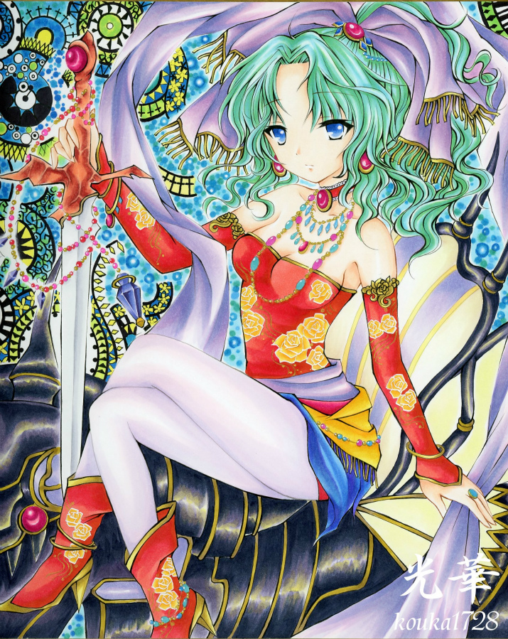 terra branford (final fantasy and 1 more) drawn by chirori
