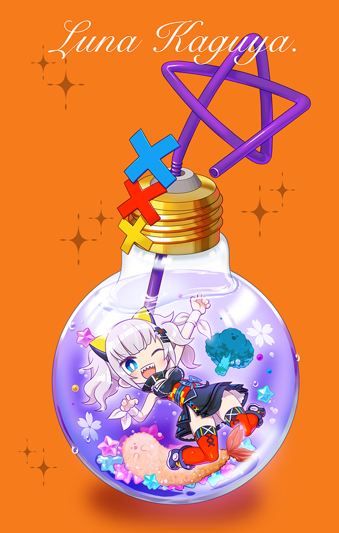 kaguya luna (the moon studio) drawn by chaki_(teasets)