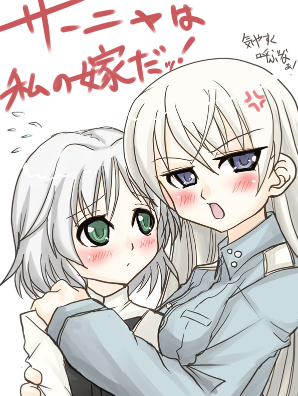 sanya v. litvyak and eila ilmatar juutilainen (world witches series and 1 more) drawn by garyou