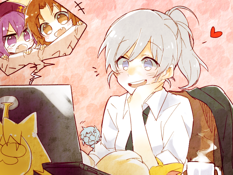 ciel, sion eltnam, neco-arc, yumizuka satsuki, sion eltnam atlasia, and 1 more (tsukihime and 1 more) drawn by 6_(yuchae)