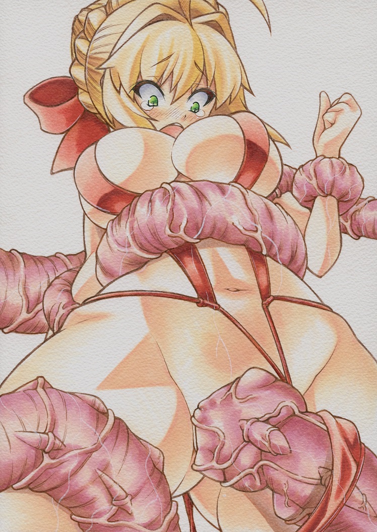 nero claudius (fate and 1 more) drawn by yutakasan-love