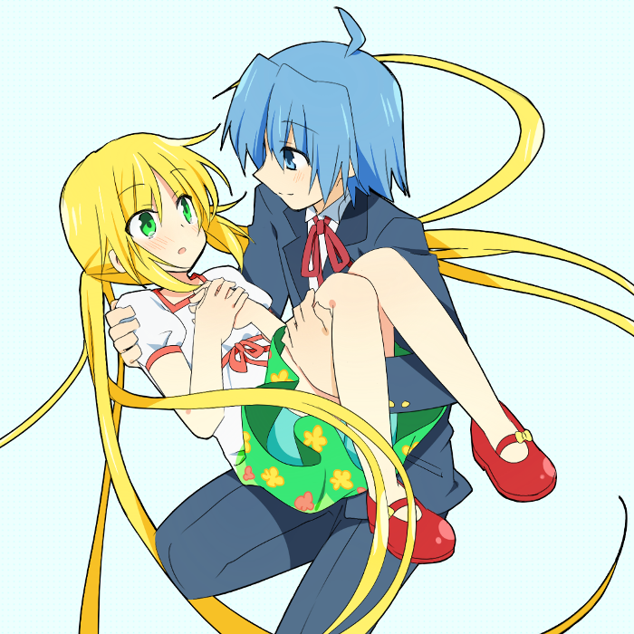 sanzen'in nagi and ayasaki hayate (hayate no gotoku!) drawn by shacttainw