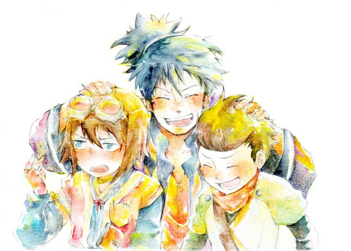 rita mordio, raven, and karol capel (tales of and 1 more) drawn by yamomo_(micyoko)