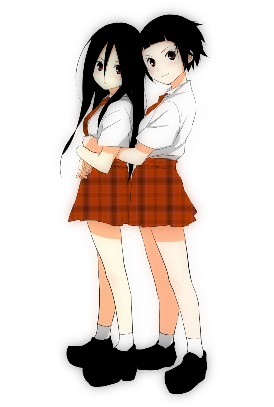 komori kiri and tsunetsuki matoi (sayonara zetsubou sensei and 1 more) drawn by ekra