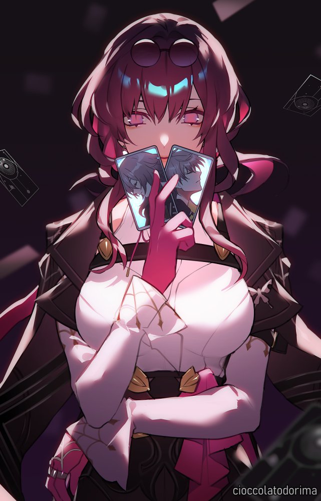 trailblazer, stelle, kafka, and caelus (honkai and 1 more) drawn by cioccolatodorima