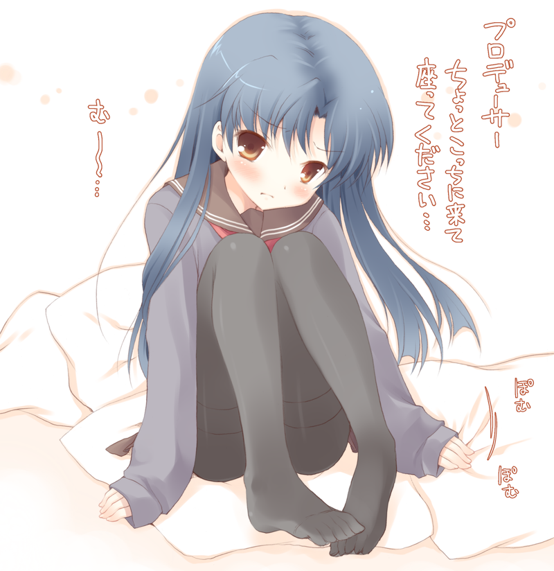 kisaragi chihaya (idolmaster and 1 more) drawn by komi_zumiko