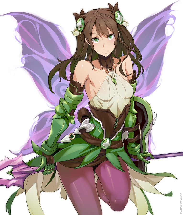 valkyrie and wood valkyrie (puzzle & dragons) drawn by kurowa