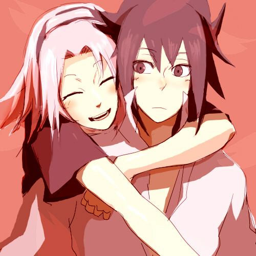 haruno sakura and uchiha sasuke (naruto and 1 more)