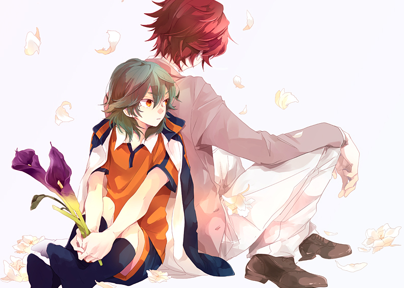 kariya masaki and kiyama hiroto (inazuma eleven and 1 more) drawn by tinnybunny24