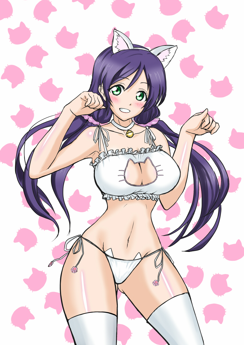 tojo nozomi (love live! and 1 more) drawn by nyantamaran