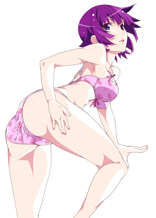 senjougahara hitagi (monogatari) drawn by mizuki_makoto