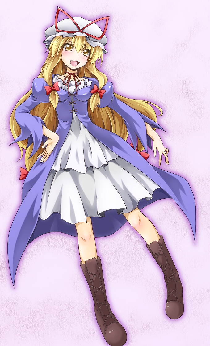 yakumo yukari (touhou and 1 more) drawn by yoshihiro-m