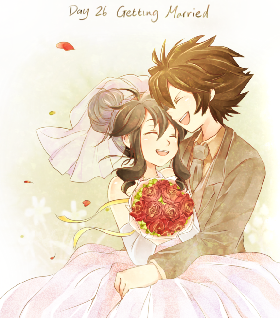 hilda and hilbert (pokemon and 2 more) drawn by luo-qin