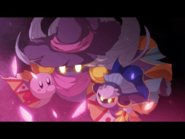 kirby, meta knight, and drawcia (kirby) drawn by dew-spiegel