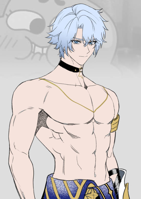 phainon (honkai and 1 more) drawn by onegingek
