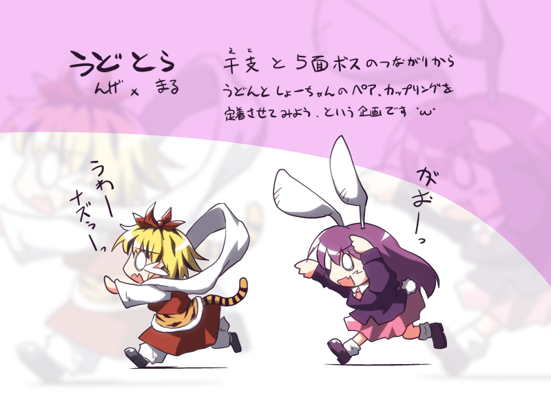 reisen udongein inaba and toramaru shou (touhou) drawn by futatsuki_hisame