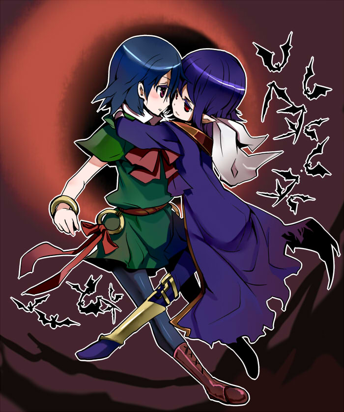 carrie fernandez and malus (castlevania and 1 more) drawn by nekoda_kuro
