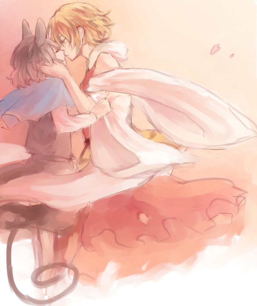 nazrin and toramaru shou (touhou) drawn by kotaro-nosuke