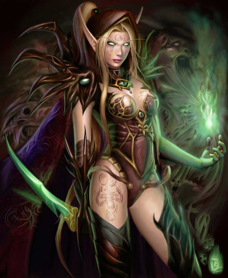 rogue and valeera sanguinar (warcraft and 1 more)