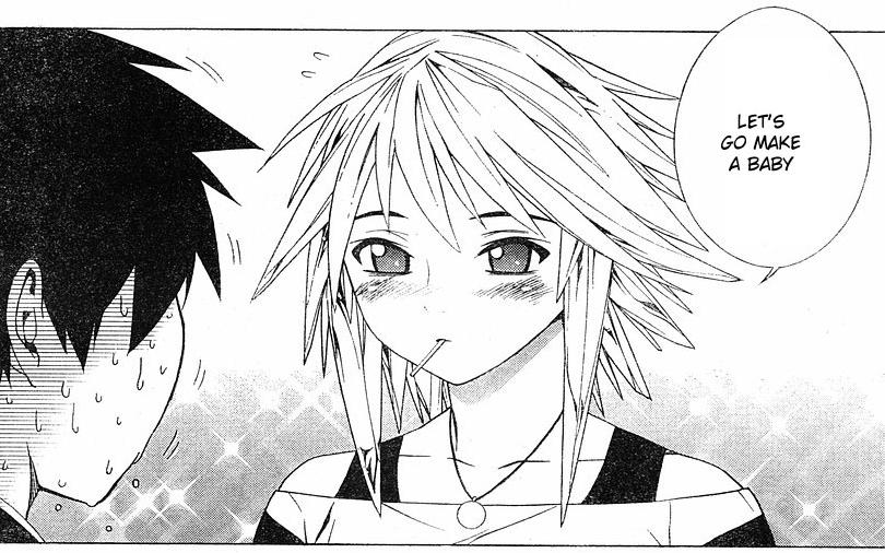 shirayuki mizore and aono tsukune (rosario+vampire) drawn by ikeda_akihisa