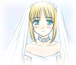 artoria pendragon and saber (fate and 1 more) drawn by boribeya