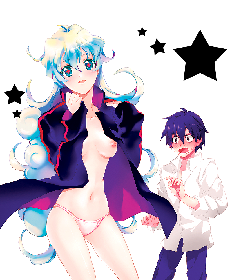 nia teppelin and simon (tengen toppa gurren lagann) drawn by awa_(awaawa)
