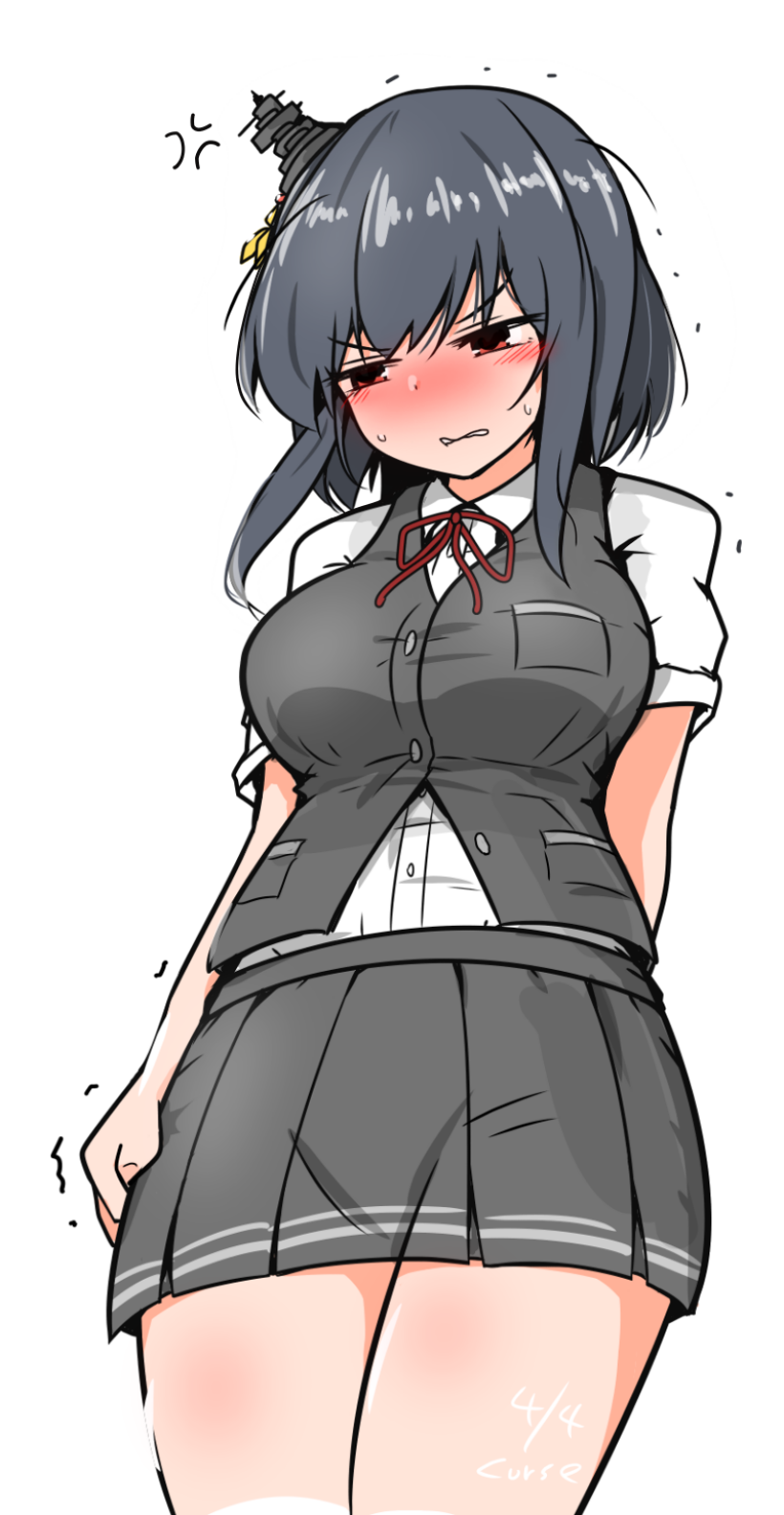 yamashiro and kagerou (kantai collection) drawn by curse_(023)