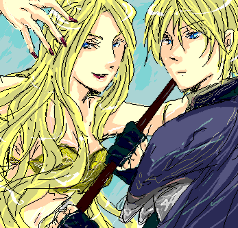 kain highwind and barbariccia (final fantasy and 1 more)