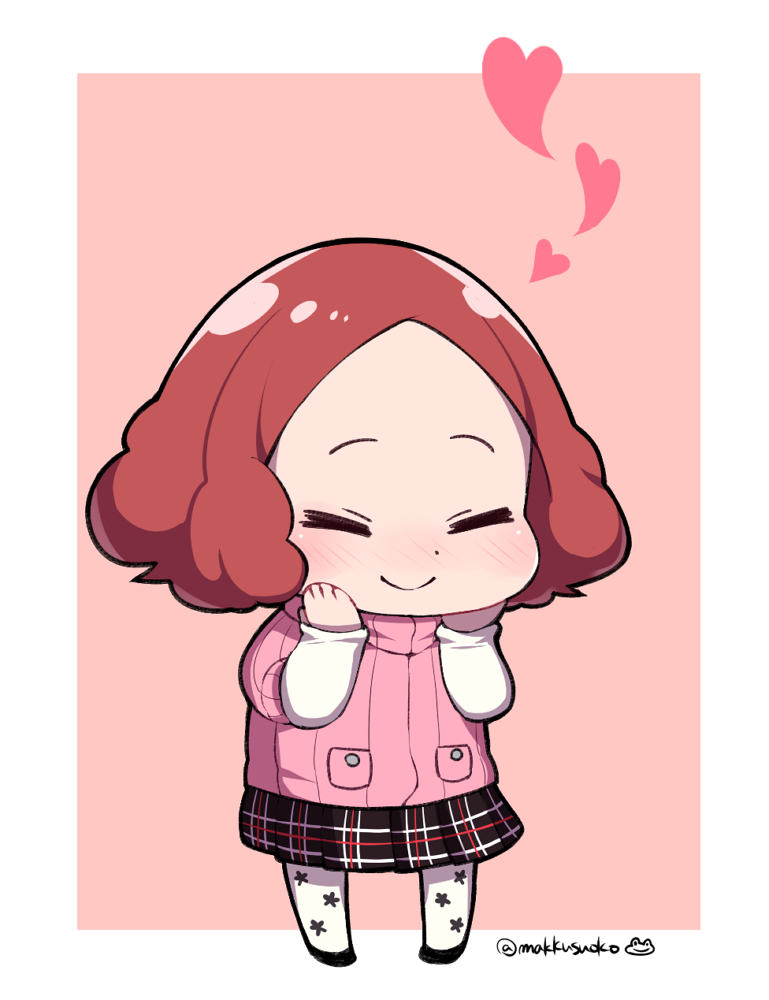 okumura haru (persona and 1 more) drawn by do_m_kaeru