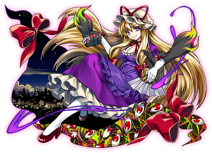 yakumo yukari (touhou and 1 more) drawn by socha
