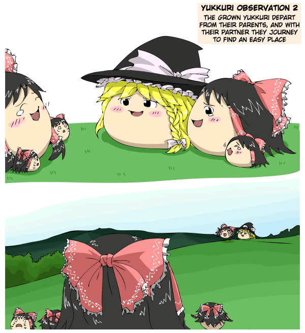 hakurei reimu and kirisame marisa (touhou) drawn by hakoreimuaki